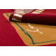 Carpet PROMO WELIRO BCF Keshan geometric red - SECOND-RATE PRODUCT