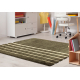 Alfombra de lana LAKUZA WŁOCHACZ Rayas beige