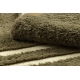 Alfombra de lana LAKUZA WŁOCHACZ Rayas beige