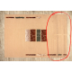 Tapijt PROMO KASHMIR Geometrisch beige - TWEEDE-KLASSE PRODUCT