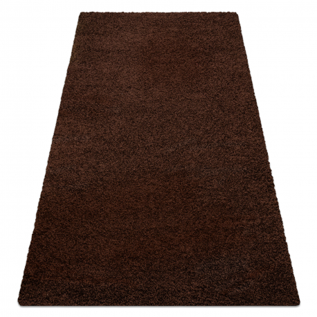 Matta shaggy 100 V brun 