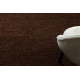 Matta shaggy 100 V brun 