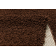 Matta shaggy 100 V brun 
