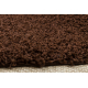Tapijt shaggy 100 V bruin 