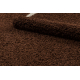 Teppe shaggy 100 V brun