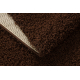 Matta shaggy 100 V brun 