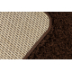 Teppe shaggy 100 V brun