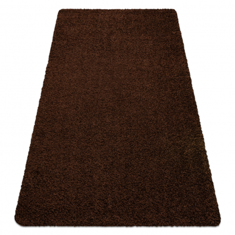 Carpet PROMO SHAGGY 100 VA brown - SECOND-RATE PRODUCT