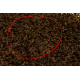 Carpet PROMO SHAGGY 100 VA brown - SECOND-RATE PRODUCT