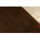 Carpet PROMO SHAGGY 100 VA brown - SECOND-RATE PRODUCT