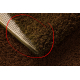 Carpet PROMO SHAGGY 100 VA brown - SECOND-RATE PRODUCT
