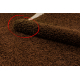 Carpet PROMO SHAGGY 100 VA brown - SECOND-RATE PRODUCT