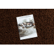 Carpet PROMO SHAGGY 100 VA brown - SECOND-RATE PRODUCT