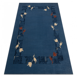 SPIRIT SIKHIM carpet Frame navy blue