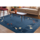 SPIRIT SIKHIM carpet Frame navy blue
