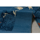SPIRIT SIKHIM carpet Frame navy blue