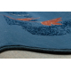 SPIRIT SIKHIM carpet Frame navy blue