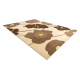 Carpet PROMO KONFETI ALACA 938 Flowers brown - SECOND-RATE PRODUCT