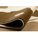 Carpet PROMO KONFETI ALACA 938 Flowers brown - SECOND-RATE PRODUCT