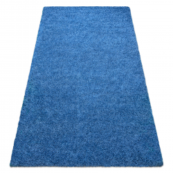 PROMO SHAGGY Szanel carpet Plain blue - SECOND-RATE PRODUCT
