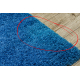 Tapis PROMO SHAGGY Szanel plaine couleur bleus - PRODUIT DE DEUXIÈME QUALITÉ