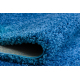 Tapis PROMO SHAGGY Szanel plaine couleur bleus - PRODUIT DE DEUXIÈME QUALITÉ