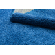 Tapis PROMO SHAGGY Szanel plaine couleur bleus - PRODUIT DE DEUXIÈME QUALITÉ