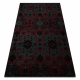 Wollteppich OMEGA KARAJA Blumen ruby