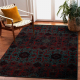 Wool carpet OMEGA KARAJA flowers ruby