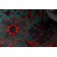 Wollteppich OMEGA KARAJA Blumen ruby