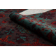 Wollteppich OMEGA KARAJA Blumen ruby