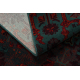 Wollteppich OMEGA KARAJA Blumen ruby