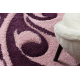 SHAGGY paklājs F 715 P Ornaments violeta / rozā 