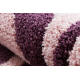 SHAGGY paklājs F 715 P Ornaments violeta / rozā 
