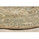 Wool carpet OMEGA LUMIER Ornament vintage iron green