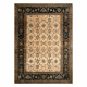 Wool carpet OMEGA AVILA Ornament frame cognac brown