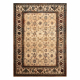 Wollteppich OMEGA AVILA Ornament Rahmen Sand beige