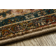 Wool carpet OMEGA AVILA Ornament frame sand beige