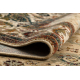 Wollteppich OMEGA AVILA Ornament Rahmen Sand beige