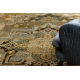 Tapis en laine OMEGA ABBAS Vintage, rosette cognac beige