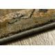 Tapis en laine OMEGA ABBAS Vintage, rosette cognac beige