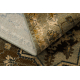 Tapis en laine OMEGA ABBAS Vintage, rosette cognac beige