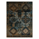 Alfombra de lana OMEGA AVAR Marco, diamantes, oriental - rapé marrón 
