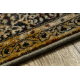 Tapis en laine OMEGA MAMLUK Carré - Rosette vintage émeraude