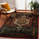 Tapis en laine POLONIA ALHAMBRA Ornement, cadre rubis