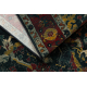 Wool carpet POLONIA VERANO Ornament, frame navy blue