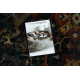 Wool carpet POLONIA VERANO Ornament, frame navy blue