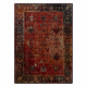 Tapijt POLONIA BODRUM Ornament, frame robijn