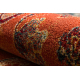 Wool carpet POLONIA BODRUM Ornament, frame ruby