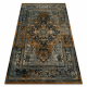 Wollteppich POLONIA ALHAMBRA Ornament, Rahmen cognac 